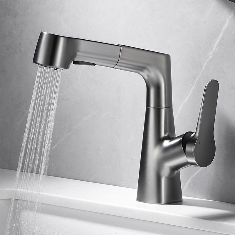 Avtoit | Extendable Vessel Water Tap Modern Sink Faucet with a Lever Handle