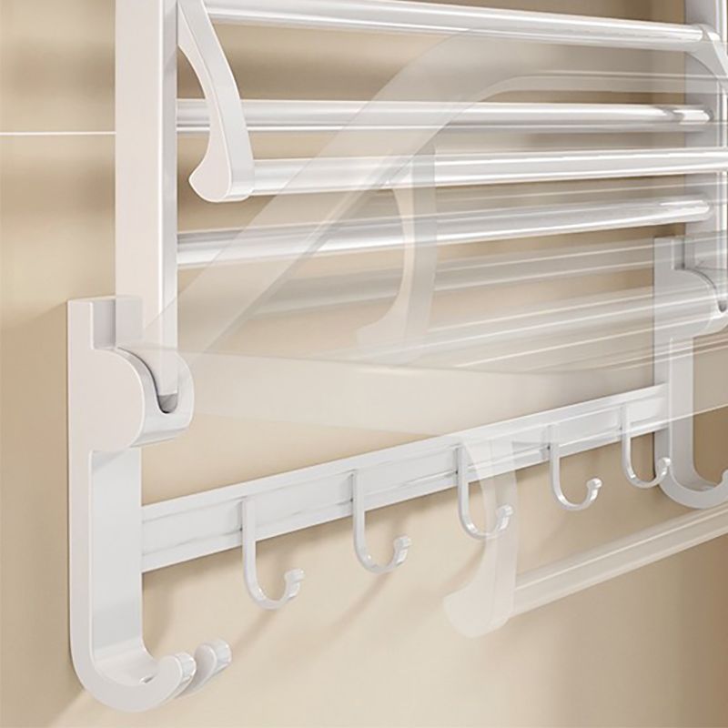 Avtoit | Modern Bathroom Hardware Set Towel Bar White Bath Shelf Bathroom Hardware Set