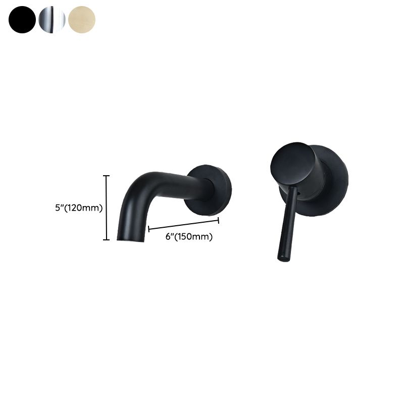 Avtoit | Wall-mounted Bronze Bathtub Filler Double Handles Bathtub Spout Bathtub Faucet Trim