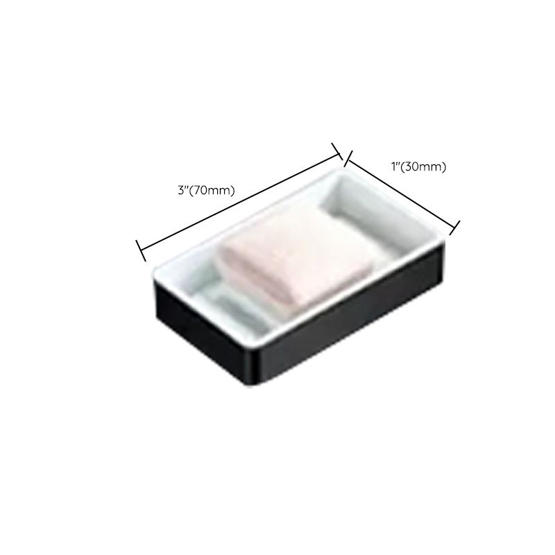 Avtoit | Modern Bathroom Accessory Set Black Soap Dish Bath Shelf Bathroom Set