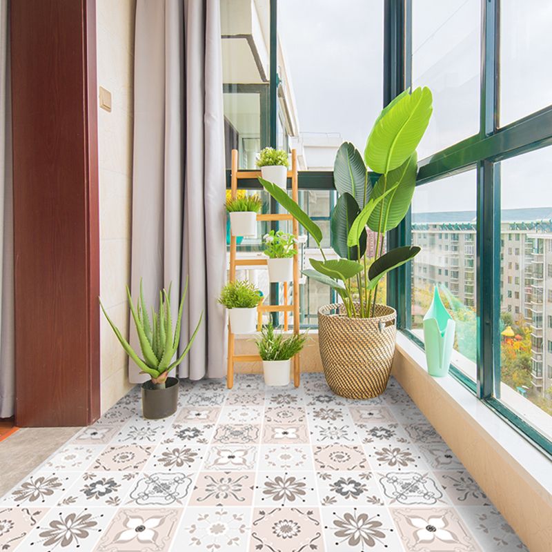 Avtoit | Modern Vinyl Floor Geometric Print Peel and Stick PVC Floor