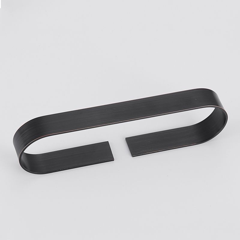 Avtoit | 2-piece modern bathroom hardware set in gold/black, towel holder