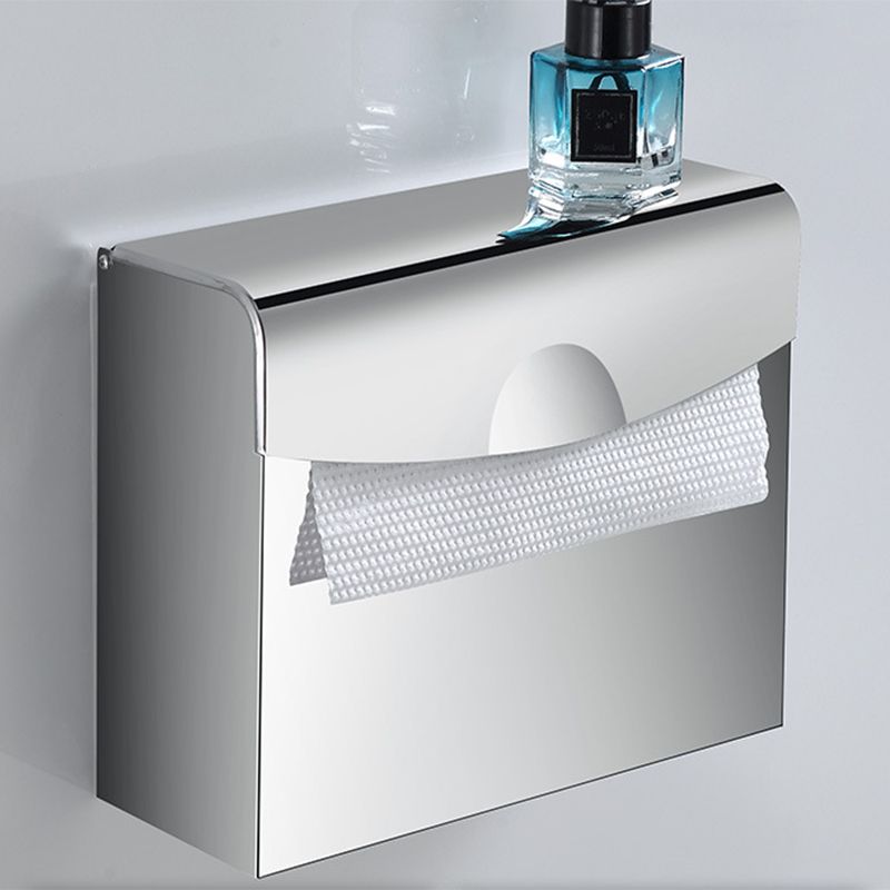 Avtoit | Modern Stainless Steel Bathroom Set Paper Holder Bathroom Shelf Bathroom Accessories