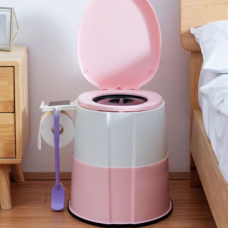 Avtoit | Modern flush toilet plastic round floor-mounted toilet bowl for bathroom