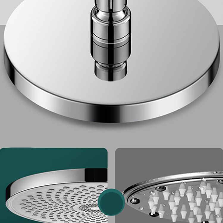 Avtoit | Round solid shower metal modern shower head combination for the bathroom