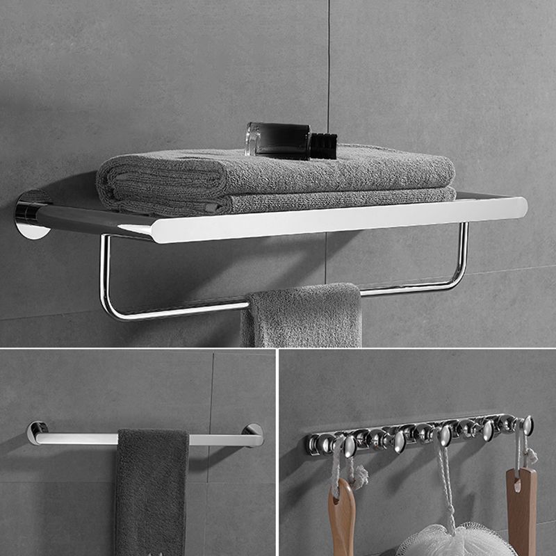Avtoit | Modern Bathroom Accessory Hardware Set Silver Bathroom Hardware Set