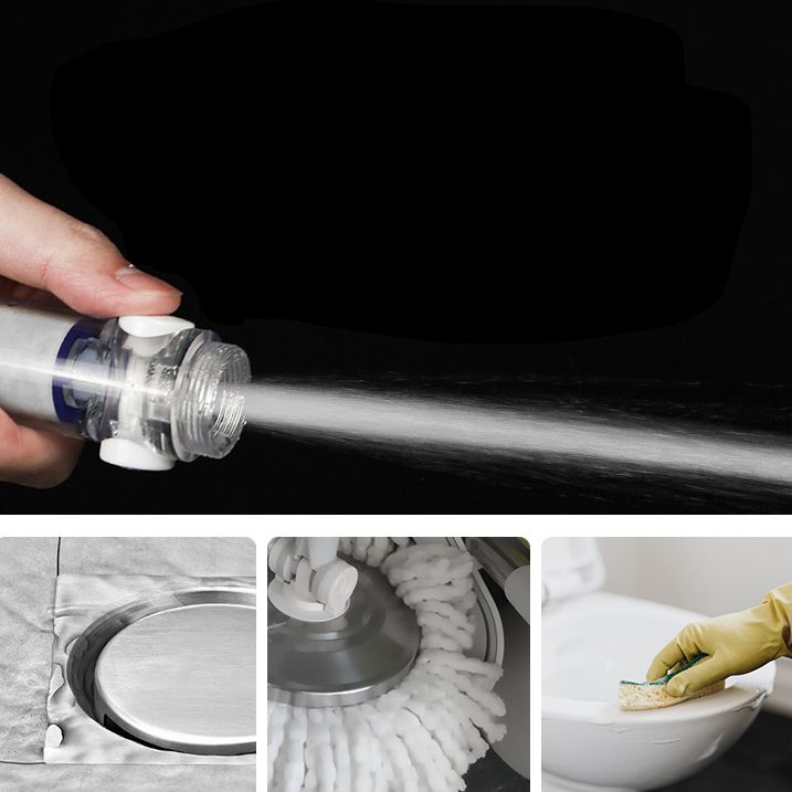 Avtoit | Silver Hand Shower Standard Round Showerhead Combo