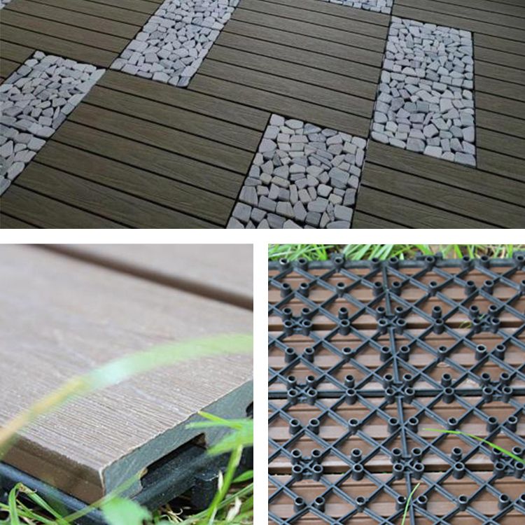 Avtoit | Modern Floor Tiles Outdoor Waterproof Rectangular Wood Decking