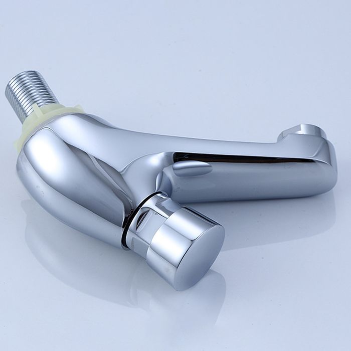 Avtoit | Modern sink faucet with brass knob handle, low arc, washbasin faucet