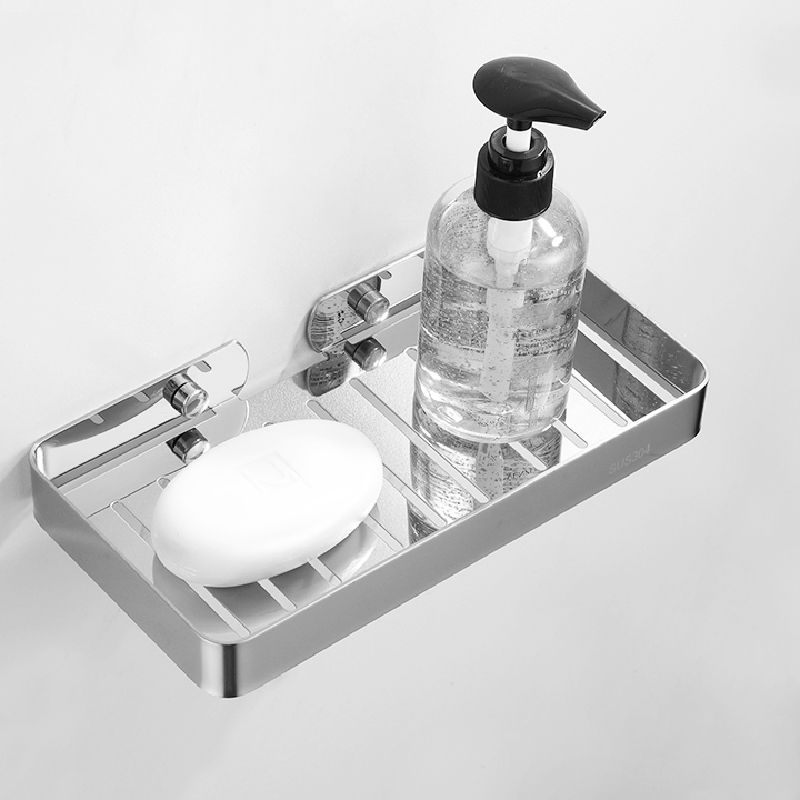 Avtoit | Silver Bathroom Accessories Hardware Set Modern Bathroom Accessories Kit