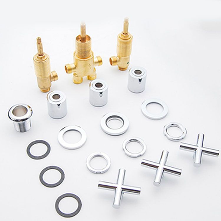 Avtoit | Contemporary Bathroom Faucet Deck Mount Copper Low Arc Swivel Roman Bathtub Faucet Set