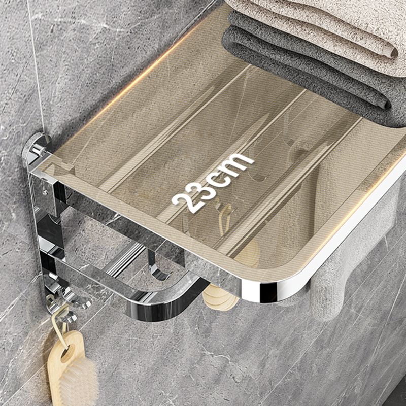 Avtoit | Modern Bathroom Accessory Set Silver Metal Bathroom Accessory