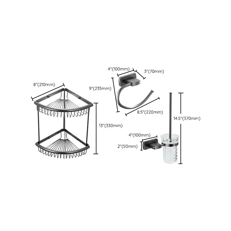 Avtoit | Modern Silver Bathroom Accessories As Individual Piece Or In Set With Towel Bar