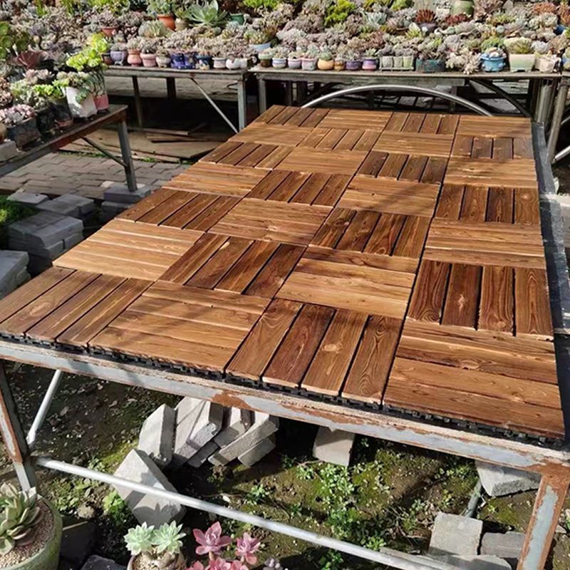 Avtoit | Tradition wood tile wire-brushed square engineered wood for patio garden