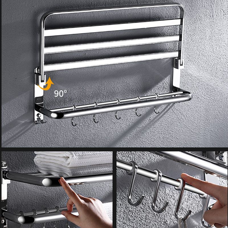 Avtoit | Modern Stainless Steel Bathroom Shelf Paper Holder Bathroom Accessory Set