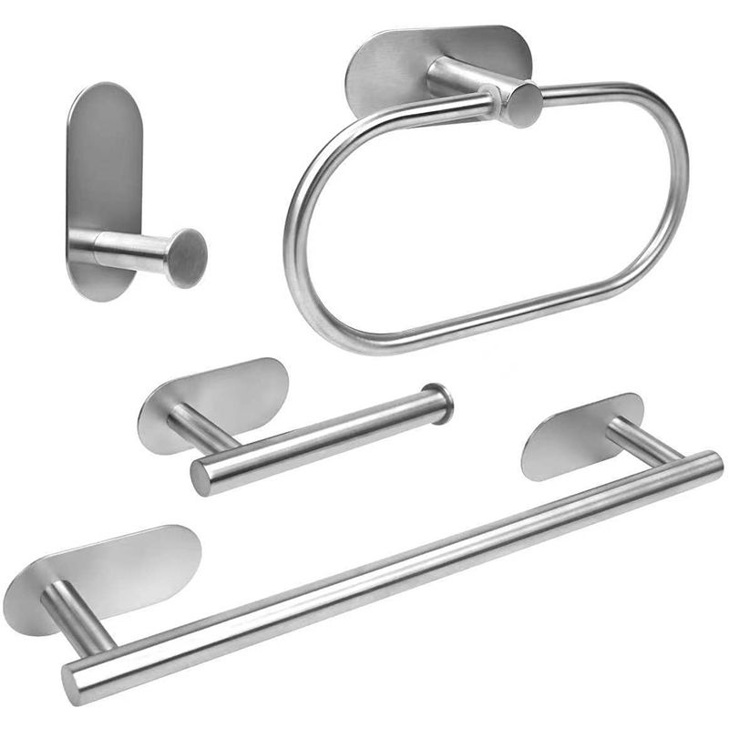 Avtoit | Metal Bathroom Set 4-piece Modern Style Bathroom Fixtures Set