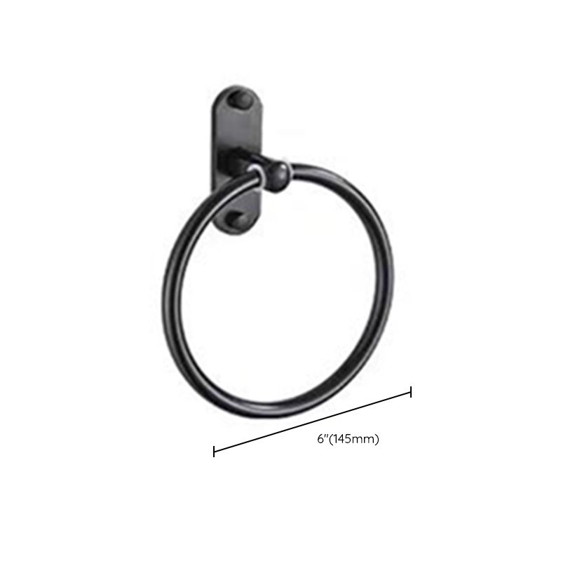 Avtoit | Modern Bathroom Accessories Set Towel Holder Black Soap Dish Bath Accessories Set