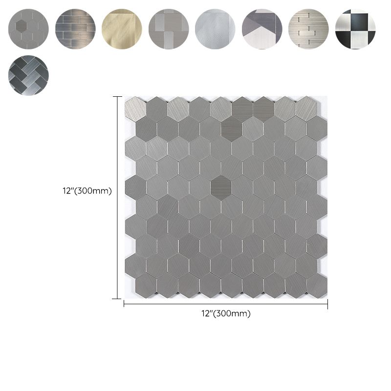 Avtoit | Square Peel & Stick Mosaic Tile Waterproof Mosaic Tiles Wallpaper