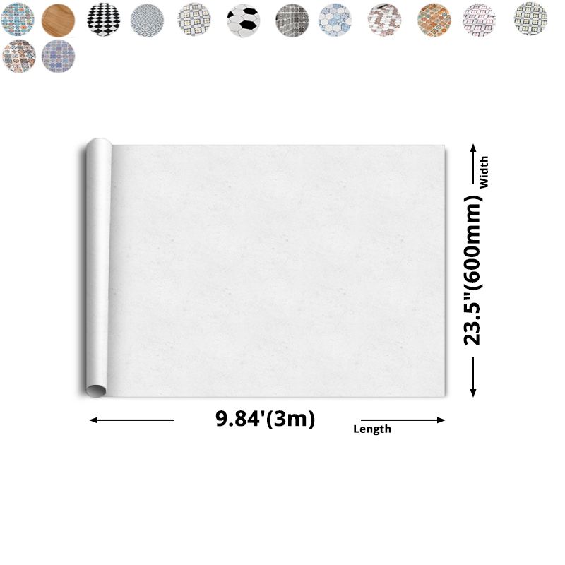 Avtoit | Multi-Tonal Style Vinyl Plank Flooring Peel and Stick Porcelain Tile Look PVC Flooring