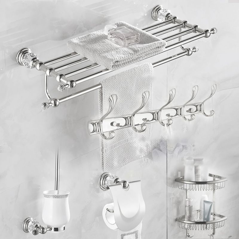 Avtoit | Modern Bathroom Accessories Hardware Set Silver Accessories Hardware Set