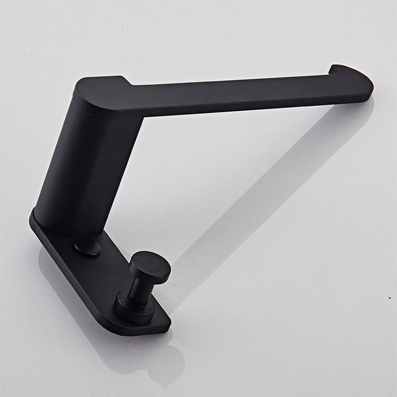 Avtoit | Metal Bathroom Set 5-piece Modern Style Black Bathroom Accessories Set