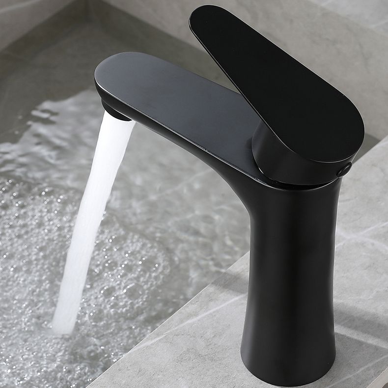 Avtoit | Round Vessel Faucet Lever Handle Stainless Steel Bathroom Faucet with Water Hose