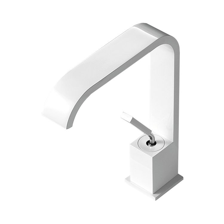 Avtoit | Waterfall Spout Widespread Sink Faucet Modern Metal Widespread Sink Faucet