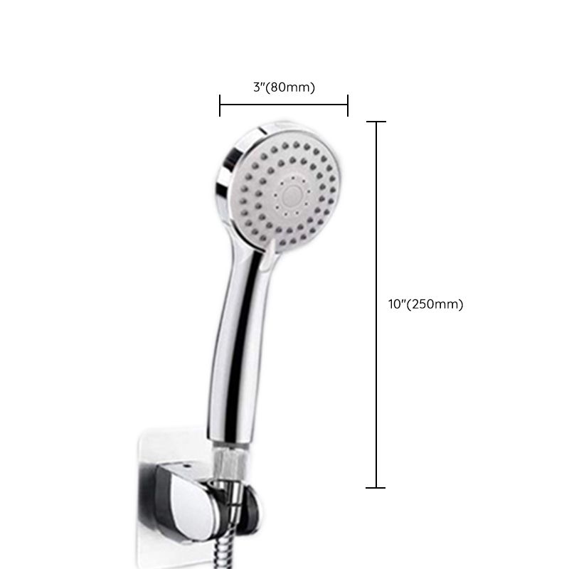 Avtoit | Contemporary Shower Combination Double Shower Head Chrome Wall Mounted Round Shower Head