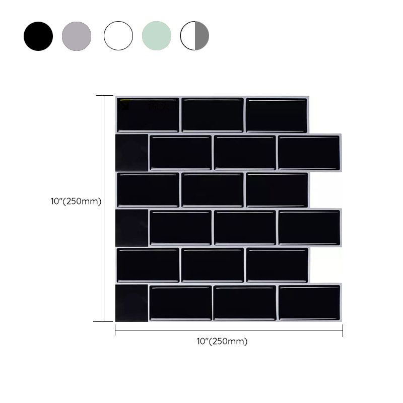 Avtoit | Modern Peel and Stick Wall Tile PVC Offset Joint Peel and Stick Wall Tile