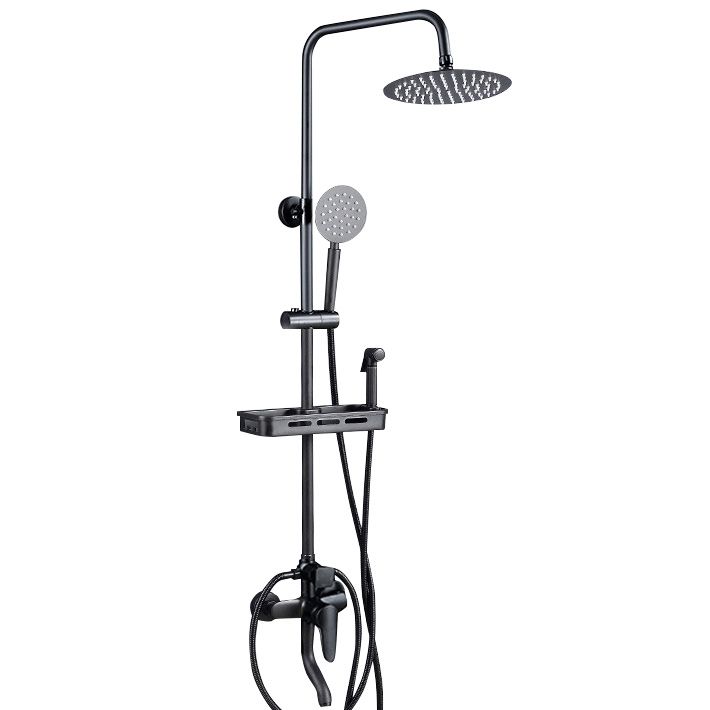 Avtoit | Adjustable Spray Sample Shower Combination Metal Shower Fitting Arm Shower Head with Slip Bar