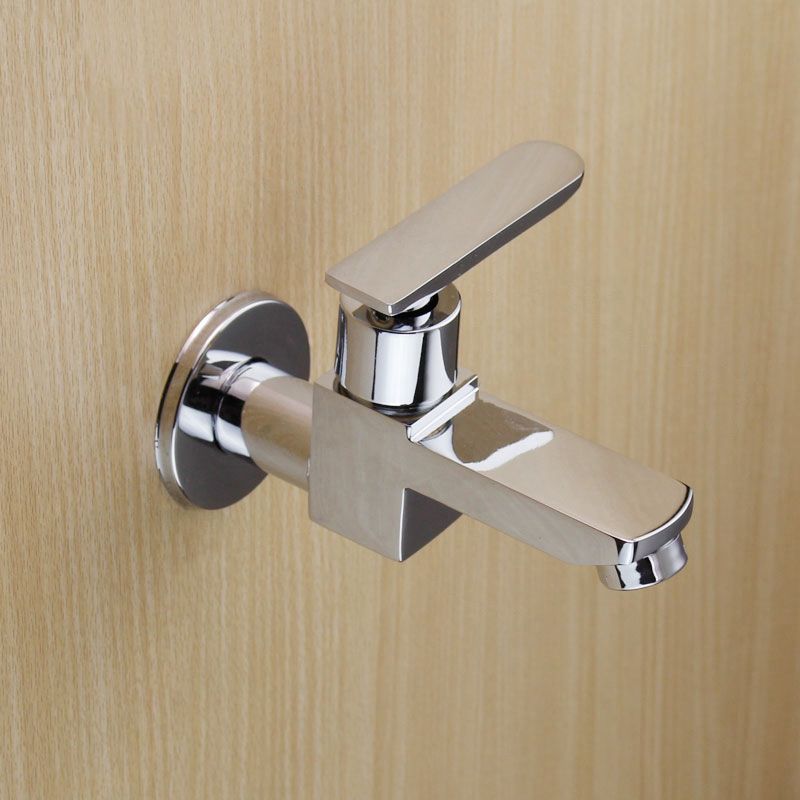 Avtoit | Contemporary Wall-Mounted Bathroom Faucet Lever Handles Solid Brass Faucet