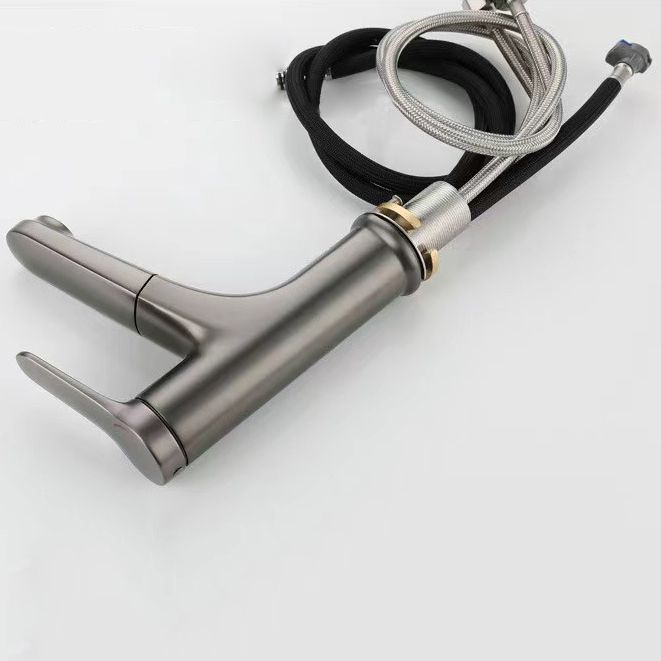 Avtoit | Modern Vessel Faucet Copper Single Handle Pull Down Vessel Faucet