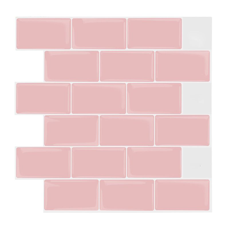 Avtoit | Simple Peel & Stick Tile Scratch-Resistant Plastic Peel and Stick Subway Tile for Shower