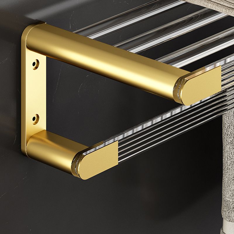 Avtoit | 6-piece bathroom accessory set made of gold-colored metal bathroom hardware set