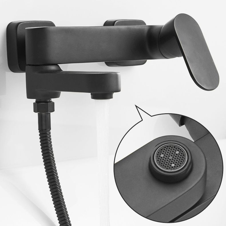 Avtoit | Modern Wall-Mounted Bathtub Faucet Trim Metal Single-Lever Bathtub Faucet Trim