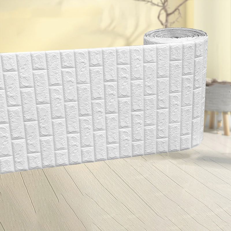 Avtoit | Modern Pearl Wainscoting Waterproof PVC Wall Access Panel Peel and Stick Wall Tile