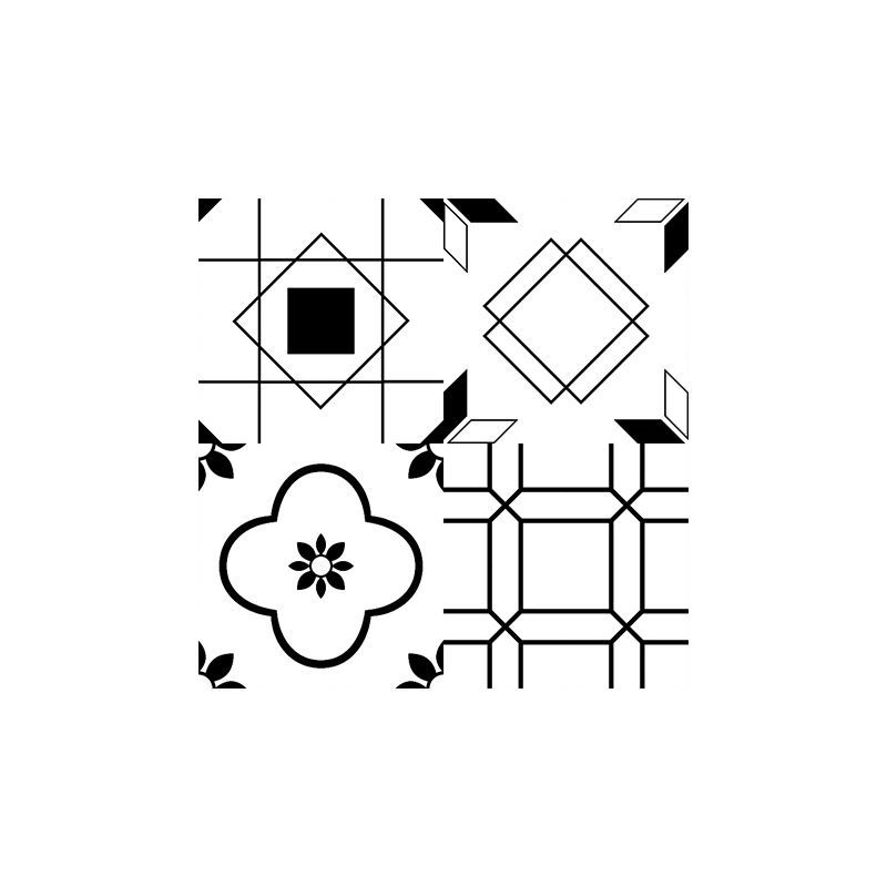 Avtoit | Mosaic Tile Wallpaper Contemporary Plastic Wallpaper with Square Shape