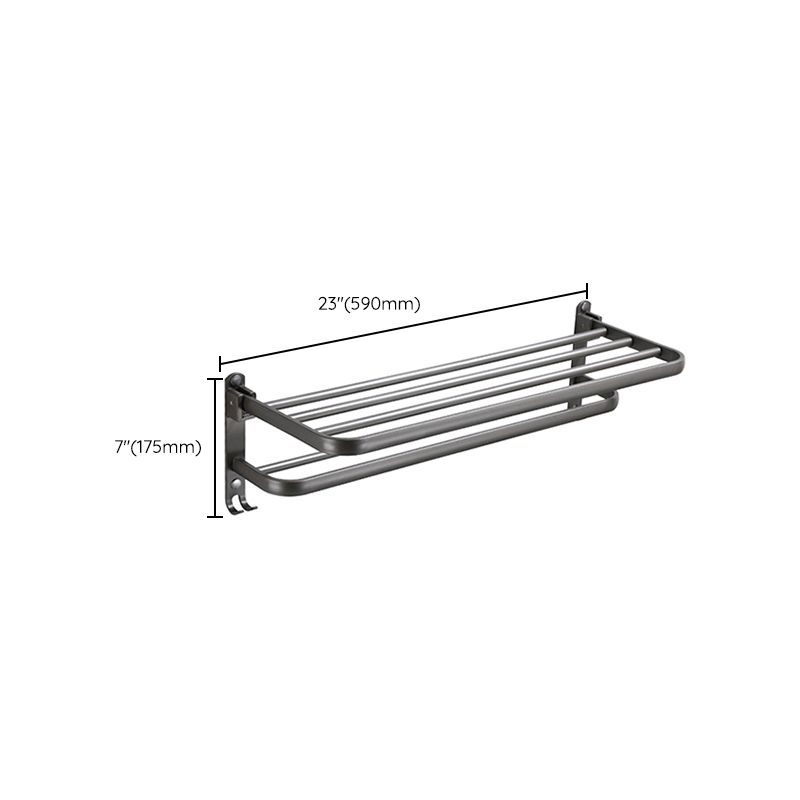 Avtoit | Modern Bathroom Fixture Set Towel Bar Gray Bathroom Shelf Bathroom Set