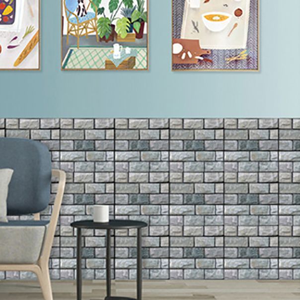 Avtoit | Plastic Peel-and-Stick Tiles Indoor Subway Tiles Wallpaper with Waterproof