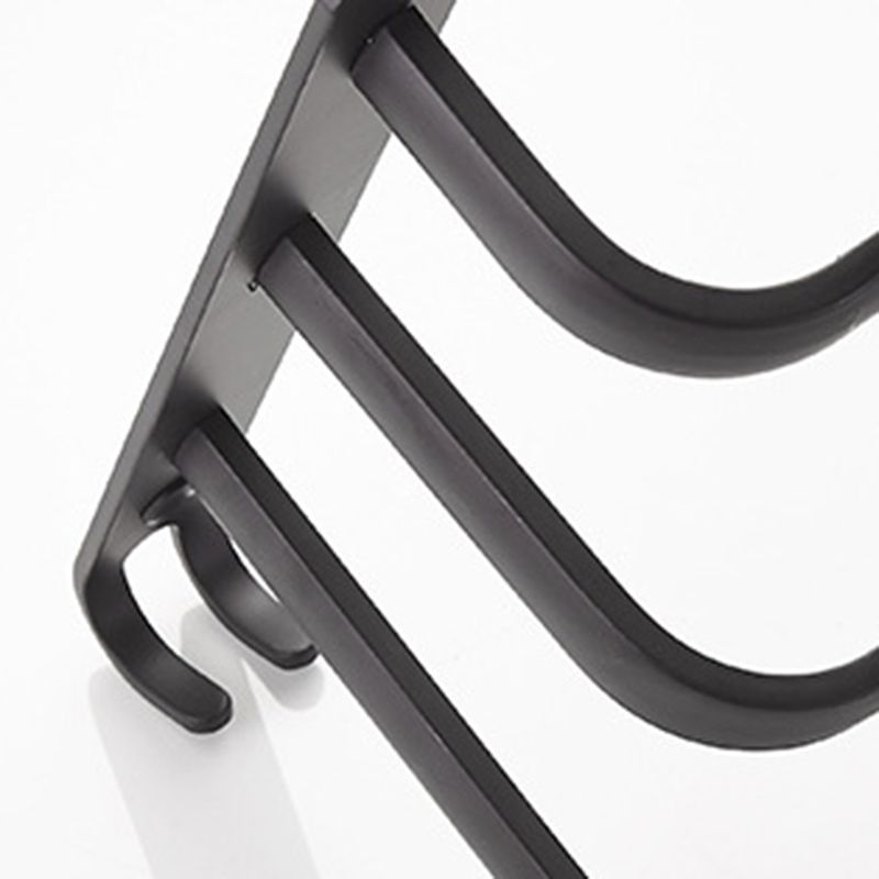 Avtoit | Modern black aluminum bathroom accessory set towel bar bathroom fittings