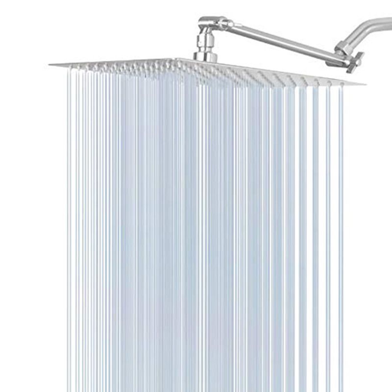 Avtoit | Stainless Steel Fixed Shower Head Rainfall Wall Mounted Shower Head with Extension Arm