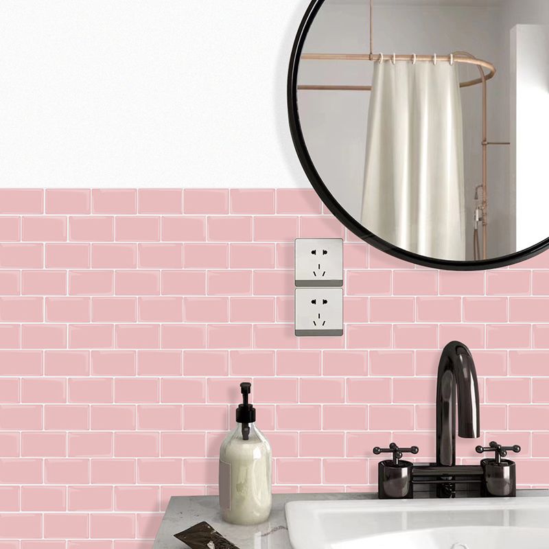Avtoit | Simple Peel & Stick Tile Scratch-Resistant Plastic Peel and Stick Subway Tile for Shower