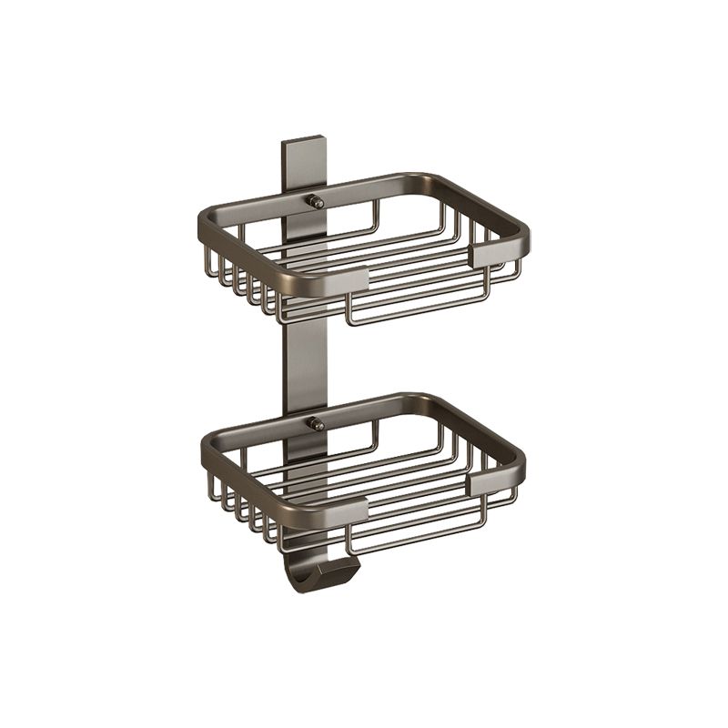 Avtoit | Modern Bathroom Accessory Set Shelf Black/Silver/Grey Bathroom Accessories Set