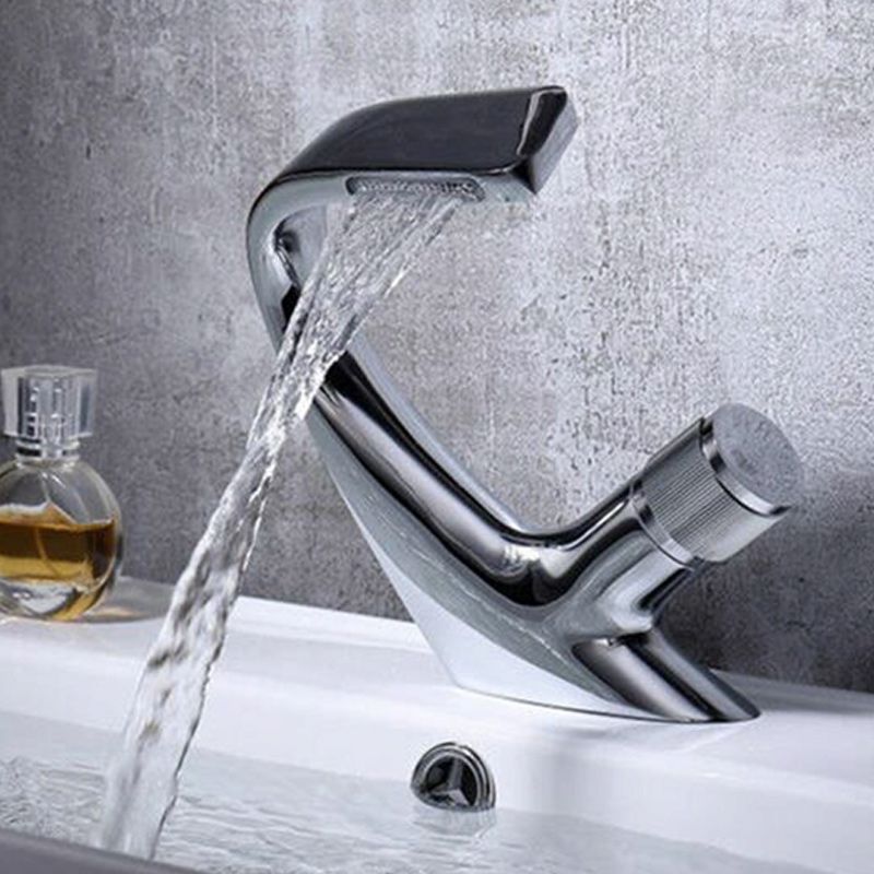 Avtoit | Contemporary Container Copper Brass Knob Handle Low Arch Container Faucet
