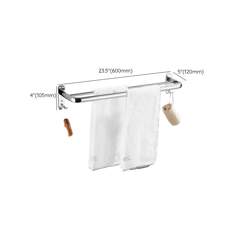 Avtoit | Modern Bathroom Set with Bathroom Shelf/Towel Bar Polished Chrome Bathroom Accessory Set