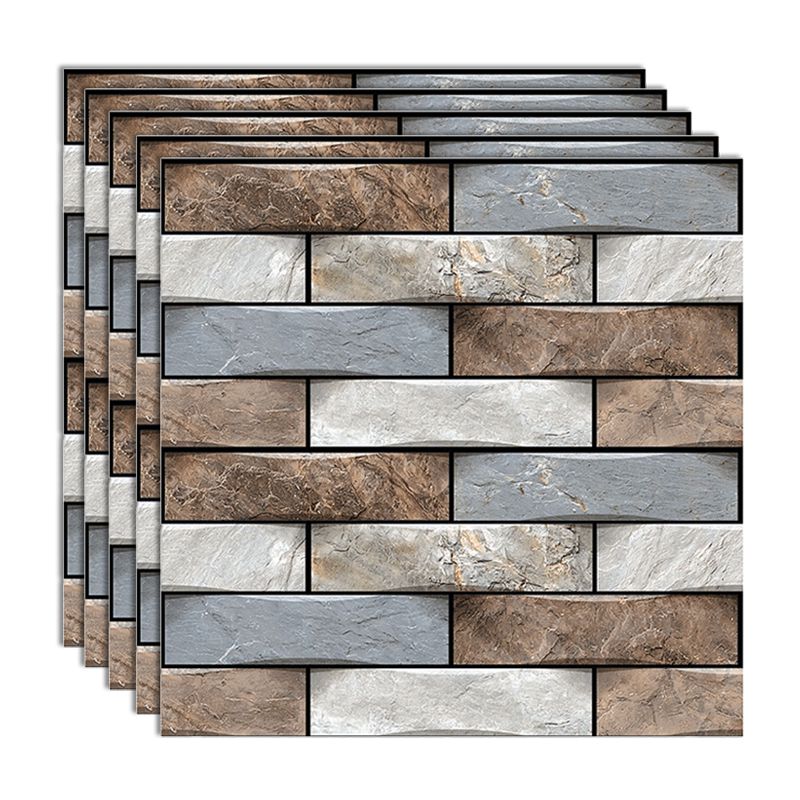 Avtoit | Modern PVC Field Tile/Single Tile Rectangular Peel and Stick Wall Tile