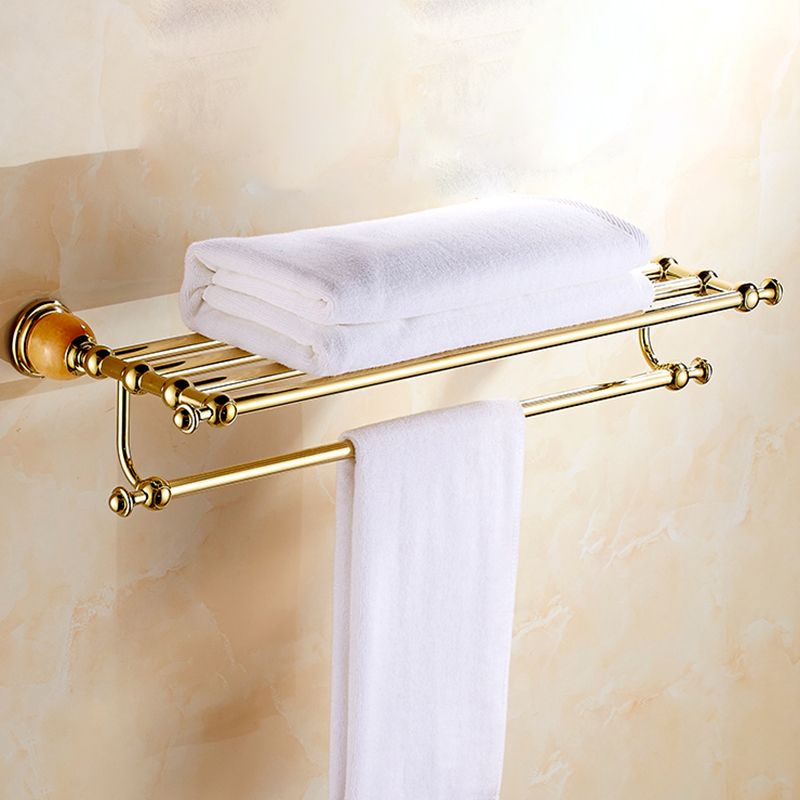Avtoit | Polished Gold Bathroom Set Metal Bathroom Accessories Hardware Set