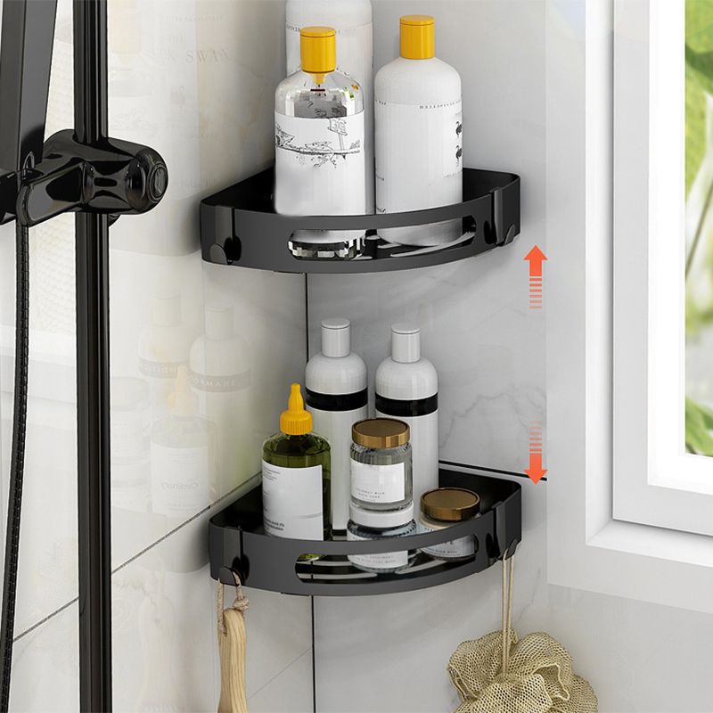 Avtoit | Modern Bathroom Accessories Black Paper Holder Bathroom Shelf Bathroom Accessory Set