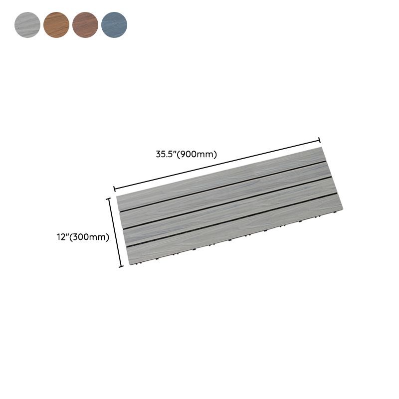 Avtoit | Interlocking composite deck tiles Striped pattern patio tiles