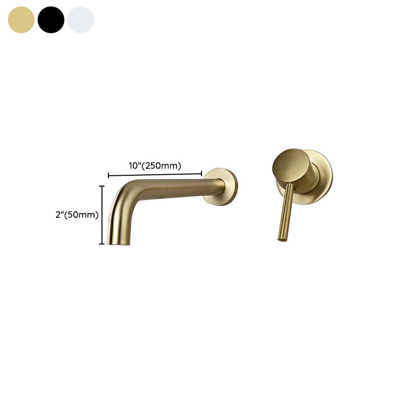 Avtoit | Wall-mounted Metallic Bathtub Faucet Low Arc Pipe Bathtub Tap